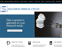 Tablet Screenshot of hirschcpa.com